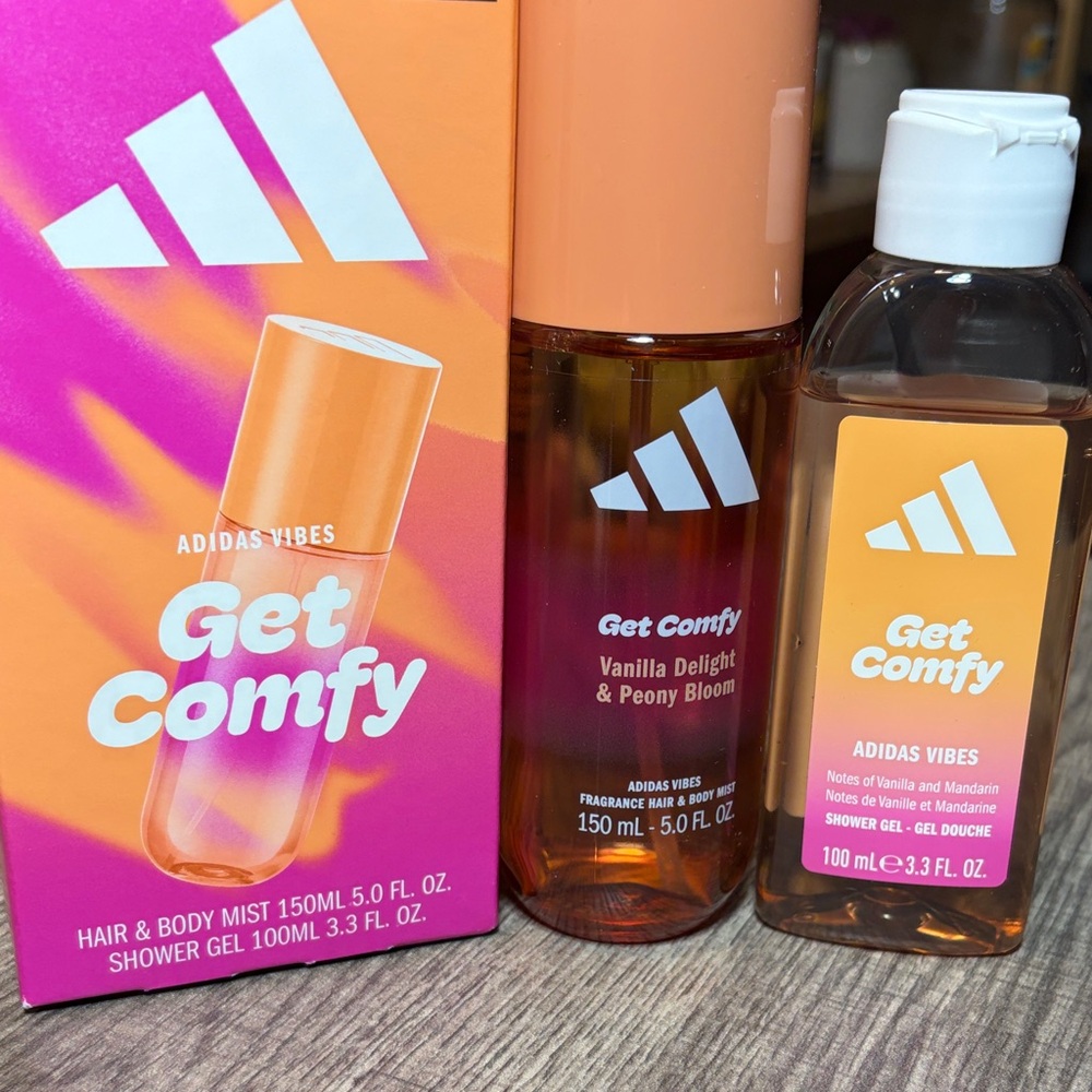🌹5 for $25🌹Adidas Vibes Get Comfy Shower Gel and Hair & Body Mist